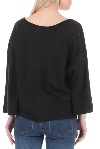 FREE PEOPLE COLLECTION-Γυναικεία μπλούζα FREE PEOPLE FRESH START μαύρη