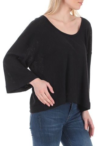 FREE PEOPLE COLLECTION-Γυναικεία μπλούζα FREE PEOPLE FRESH START μαύρη