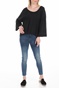 FREE PEOPLE COLLECTION-Γυναικεία μπλούζα FREE PEOPLE FRESH START μαύρη