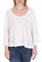 FREE PEOPLE COLLECTION-Γυναικεία μπλούζα FREE PEOPLE FRESH START λευκή