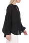 FREE PEOPLE COLLECTION-Γυναικεία πουκαμίσα FREE PEOPLE MADDISON EYELET μαύρη