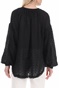 FREE PEOPLE COLLECTION-Γυναικεία πουκαμίσα FREE PEOPLE MADDISON EYELET μαύρη