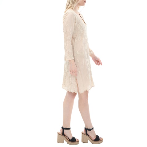 ONESEASON-Γυναικείο mini φόρεμα ONESEASON GOA MIDDY μπεζ