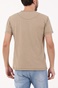 GABBA-Ανδρικό t-shirt GABBA Konrad Straight Slub μπεζ χακί