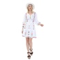 BY MALINA-Γυναικείο mini φόρεμα BY MALINA ELENA DRESS λευκό