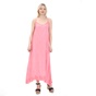 ONESEASON-Γυναικείο maxi φόρεμα ONESEASON ANTOINETTE SLIP DRESS ροζ