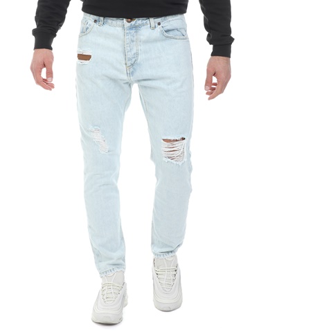 WHY NOT-Ανδρικό jean παντελόνι WHY NOT BOSTON PATCH μπλε