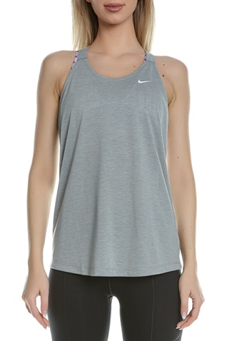 NIKE-Γυναικείο top NIKE DRY ESS ELASTIKA γκρι