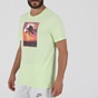 NIKE-Ανδρικό t-shirt NIKE NSW TEE SPRING BRK PHOTO κίτρινο