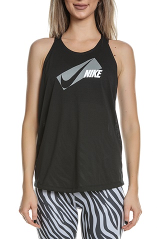 NIKE-Γυναικεία μπλούζα NIKE DRY ELASTIKA HBR GRX μαύρη