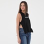 CALVIN KLEIN JEANS-Γυναικείο αμάνικο top CALVIN KLEIN JEANS KW0KW01009 μαύρο