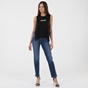 CALVIN KLEIN JEANS-Γυναικείο αμάνικο top CALVIN KLEIN JEANS KW0KW01009 μαύρο