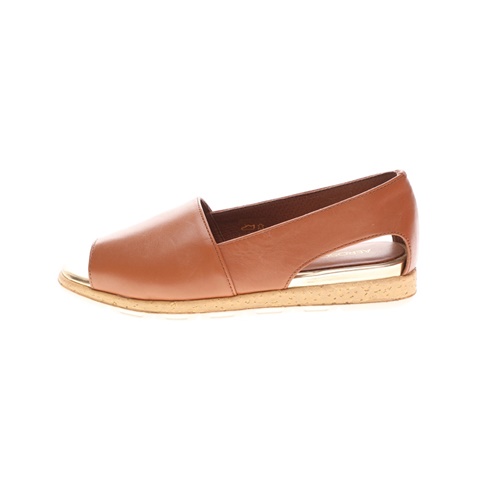 AEROSOLES-Γυναικείες peep toes εσπαντρίγιες AEROSOLES καφέ