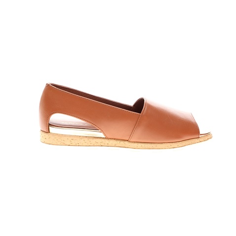 AEROSOLES-Γυναικείες peep toes εσπαντρίγιες AEROSOLES καφέ