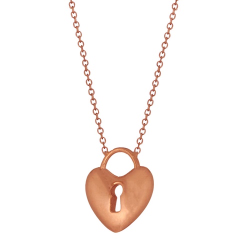 JEWELTUDE-Γυναικείο ασημένιο κοντό κολιέ JEWELTUDE 12216 ρόζ επιχρυσωμένο