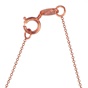 JEWELTUDE-Γυναικείο ασημένιο κοντό κολιέ JEWELTUDE 12216 ρόζ επιχρυσωμένο