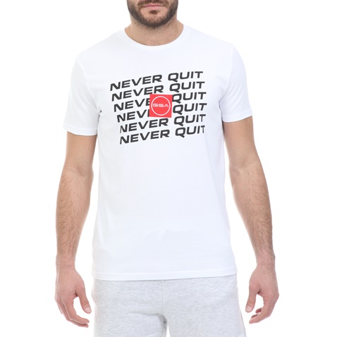 GSA-Ανδρικό t-shirt GSA ORGANIC PLUS λευκό