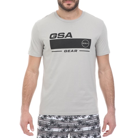 GSA-Ανδρικό t-shirt GSA ORGANIC PLUS γκρι