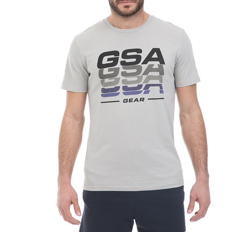 GSA-Ανδρικό t-shirt GSA ORGANIC PLUS γκρι