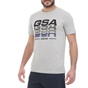 GSA-Ανδρικό t-shirt GSA ORGANIC PLUS γκρι