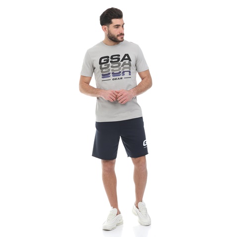 GSA-Ανδρικό t-shirt GSA ORGANIC PLUS γκρι