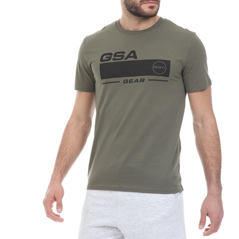 GSA-Ανδρικό t-shirt GSA ORGANIC PLUS χακί