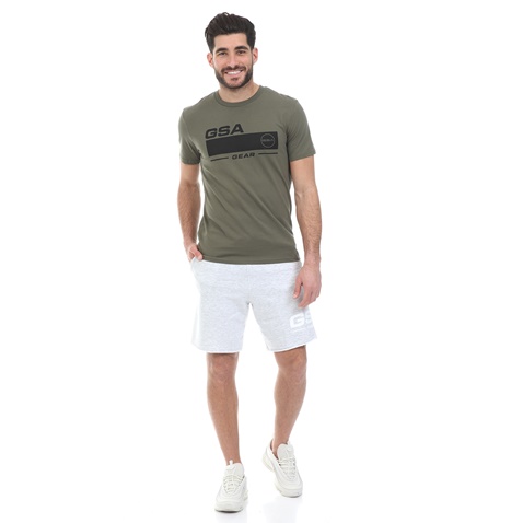 GSA-Ανδρικό t-shirt GSA ORGANIC PLUS χακί