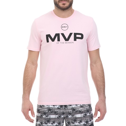 GSA-Ανδρικό t-shirt GSA ORGANIC PLUS ροζ