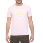 GSA-Ανδρικό t-shirt GSA ORGANIC PLUS SUPERLOGO TRE ροζ