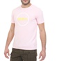 GSA-Ανδρικό t-shirt GSA ORGANIC PLUS SUPERLOGO TRE ροζ