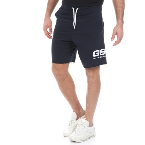 GSA-Ανδρική βερμούδα GSA FRENCH TERRY GEAR μπλε