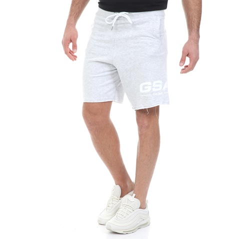 GSA-Ανδρική βερμούδα GSA FRENCH TERRY GEAR γκρι