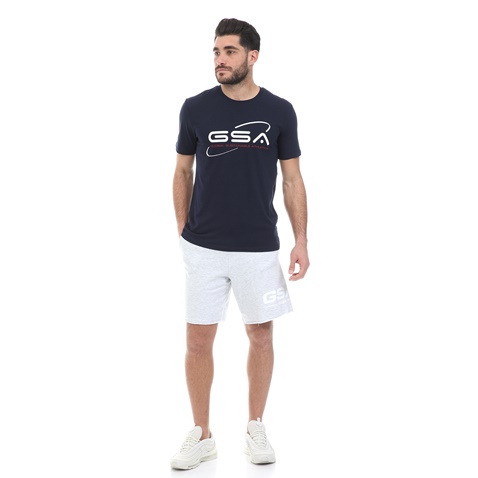 GSA-Ανδρικό t-shirt GSA ORGANIC PLUS SPACE TEE μπλε
