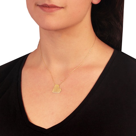 JEWELTUDE-Γυναικείο ασημένιο κοντό κολιέ JEWELTUDE 12682 επίχρυσο 