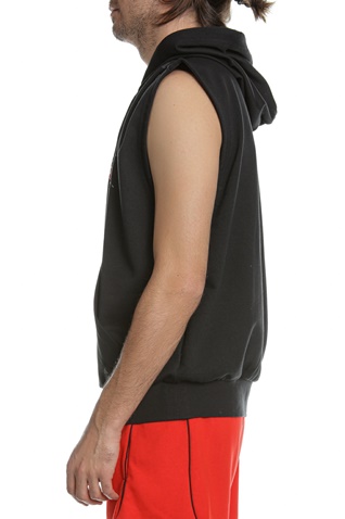adidas Performance-Ανδρική φούτερ μπλούζα adidas Performance DM SS HOODIE μαύρη