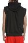 adidas Performance-Ανδρική φούτερ μπλούζα adidas Performance DM SS HOODIE μαύρη
