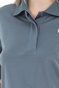 adidas Originals-Γυναικεία cropped polo μπλούζα adidas Originals μπλε