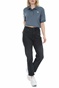 adidas Originals-Γυναικεία cropped polo μπλούζα adidas Originals μπλε