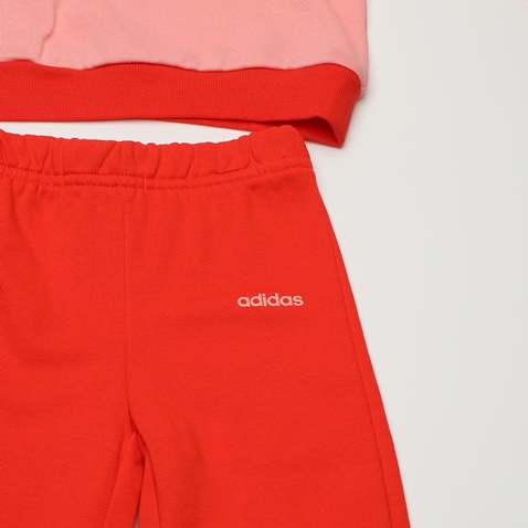 ADIDAS-Βρεφικό σετ φόρμας ADIDAS GD6166 I LIN JOGG FT ροζ