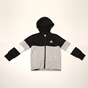 adidas Performance-Παιδική φούτερ ζακέτα adidas Performance GD6328 YB LIN CB FZ FL μαύρη γκρι