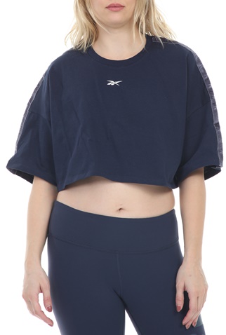Reebok Classics -Γυναικείο cropped top Reebok Classics SH Easy μπλε