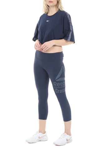 Reebok Classics -Γυναικείο cropped top Reebok Classics SH Easy μπλε