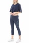 Reebok Classics -Γυναικείο cropped top Reebok Classics SH Easy μπλε