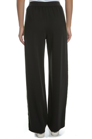 KARL LAGERFELD-Γυναικείο παντελόνι KARL LAGERFELD Cady Pants W/ Logo Tape μαύρο