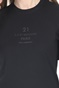 KARL LAGERFELD-Γυναικείο t-shirt KARL LAGERFELD Puffy Sleeve μαύρο