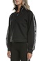 KARL LAGERFELD-Γυναικεία cropped φούτερ μπλούζα KARL LAGERFELD Double Jersey μαύρη