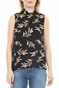 GARCIA JEANS-Γυναικείο top GARCIA JEANS μαύρο 