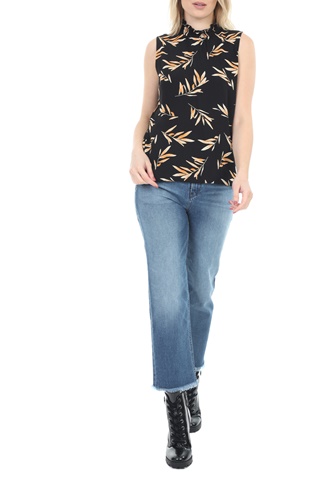 GARCIA JEANS-Γυναικείο top GARCIA JEANS μαύρο 