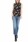 GARCIA JEANS-Γυναικείο top GARCIA JEANS μαύρο 