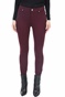 TED BAKER-Γυναικείο παντελόνι skinny TED BAKER STRENT μπορντο